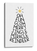 Árbol de Palabras Festivo - Martina | Cuadro decorativo de Canvas Lab