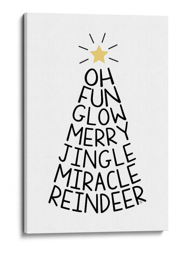 Árbol de Palabras Festivo - Martina | Cuadro decorativo de Canvas Lab