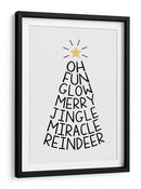 Árbol de Palabras Festivo - Martina | Cuadro decorativo de Canvas Lab