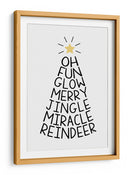 Árbol de Palabras Festivo - Martina | Cuadro decorativo de Canvas Lab