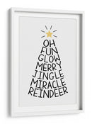 Árbol de Palabras Festivo - Martina | Cuadro decorativo de Canvas Lab