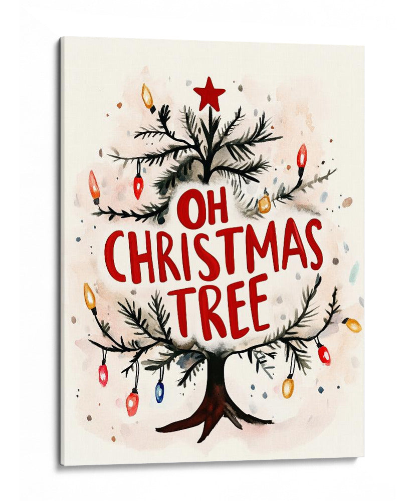 Resplandor Festivo del Árbol - Treechild | Cuadro decorativo de Canvas Lab