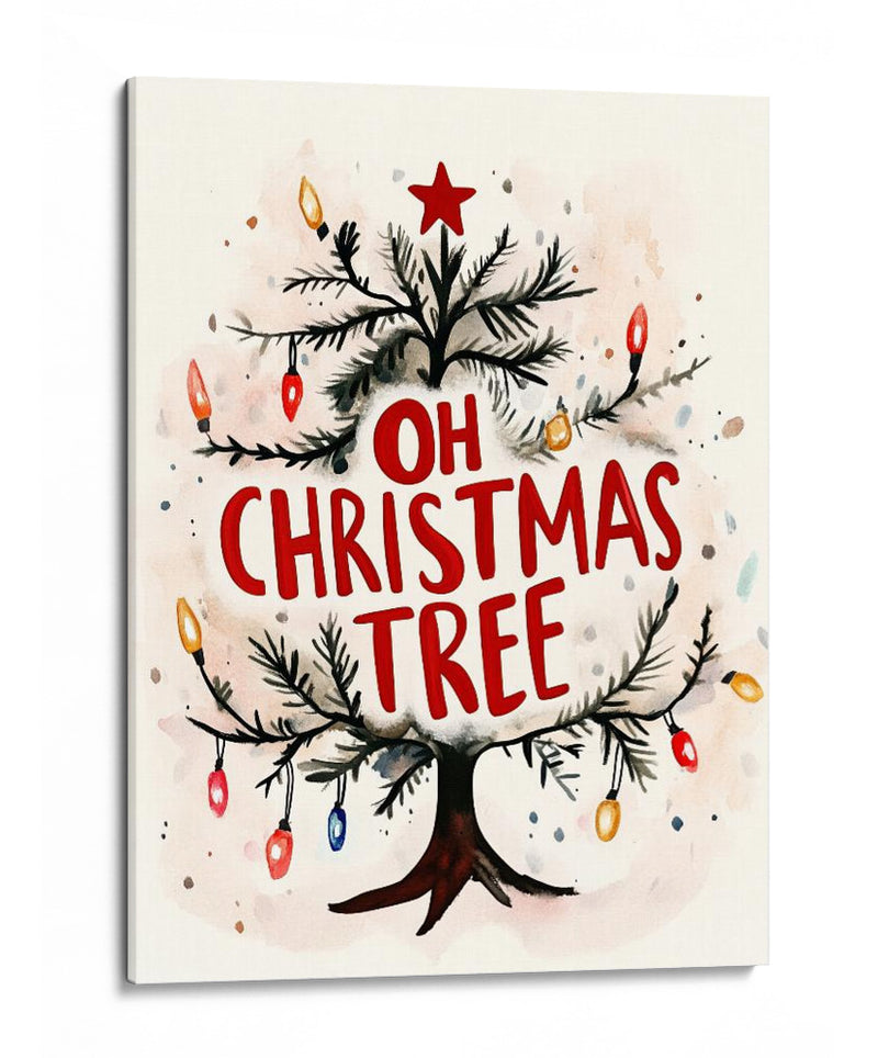Resplandor Festivo del Árbol - Treechild | Cuadro decorativo de Canvas Lab
