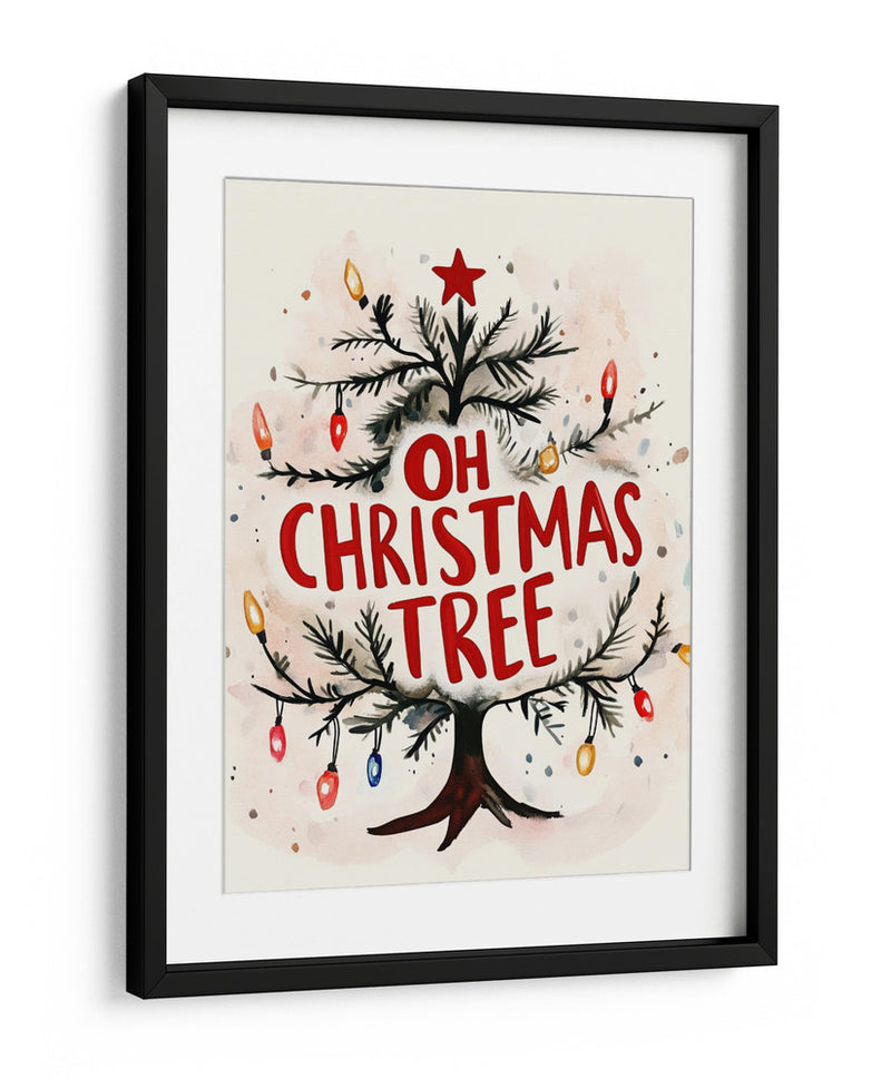 Resplandor Festivo del Árbol - Treechild | Cuadro decorativo de Canvas Lab