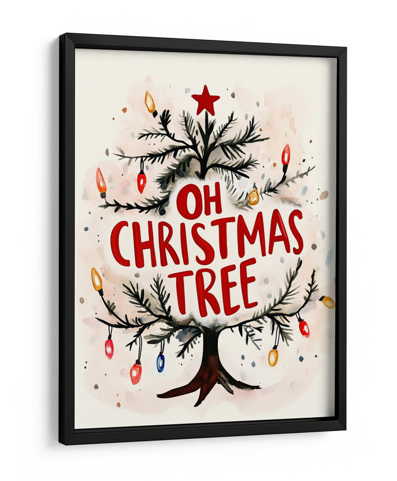 Resplandor Festivo del Árbol - Treechild | Cuadro decorativo de Canvas Lab
