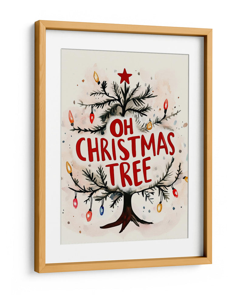 Resplandor Festivo del Árbol - Treechild | Cuadro decorativo de Canvas Lab