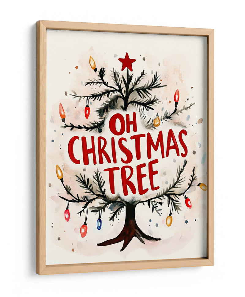 Resplandor Festivo del Árbol - Treechild | Cuadro decorativo de Canvas Lab