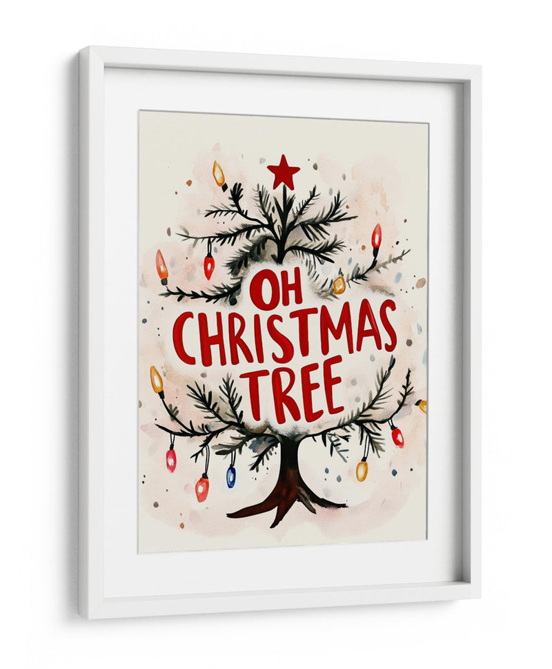 Resplandor Festivo del Árbol - Treechild | Cuadro decorativo de Canvas Lab