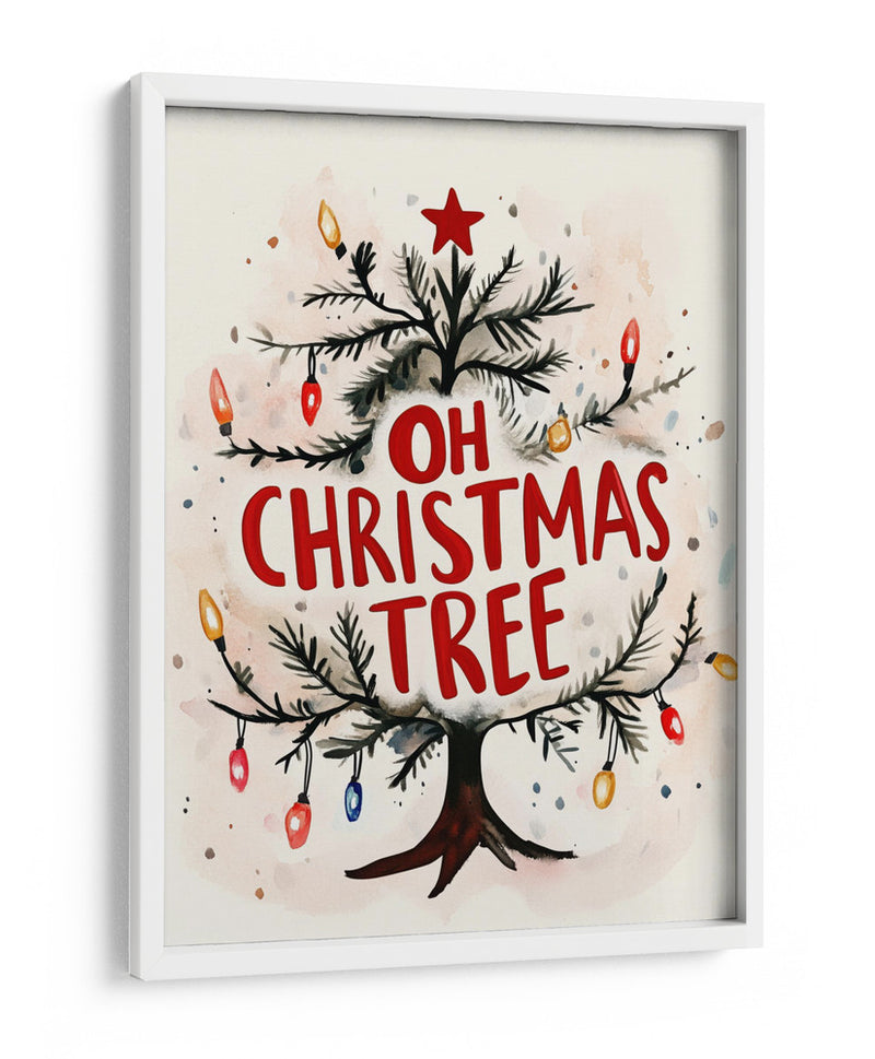 Resplandor Festivo del Árbol - Treechild | Cuadro decorativo de Canvas Lab