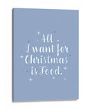 Todo lo que quiero para Navidad - Prints by Ayleen | Cuadro decorativo de Canvas Lab