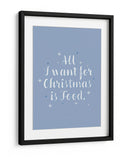 Todo lo que quiero para Navidad - Prints by Ayleen | Cuadro decorativo de Canvas Lab