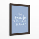Todo lo que quiero para Navidad - Prints by Ayleen | Cuadro decorativo de Canvas Lab