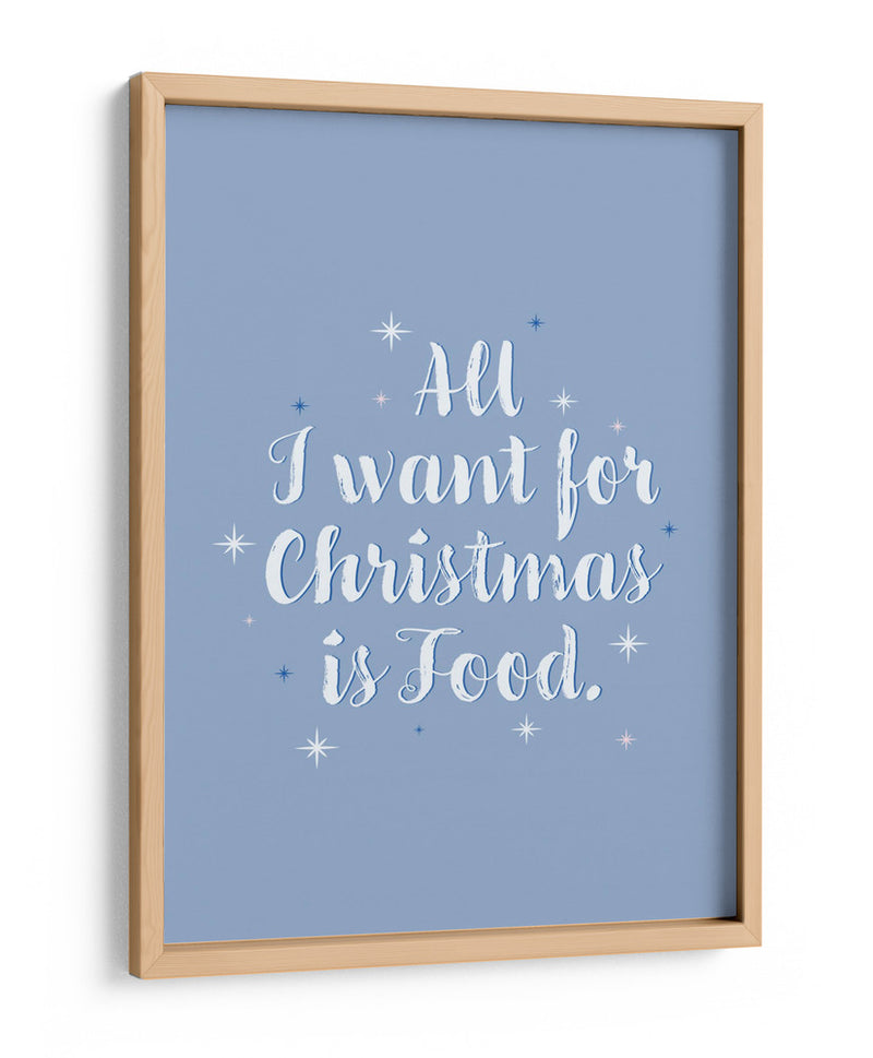 Todo lo que quiero para Navidad - Prints by Ayleen | Cuadro decorativo de Canvas Lab