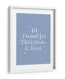 Todo lo que quiero para Navidad - Prints by Ayleen | Cuadro decorativo de Canvas Lab