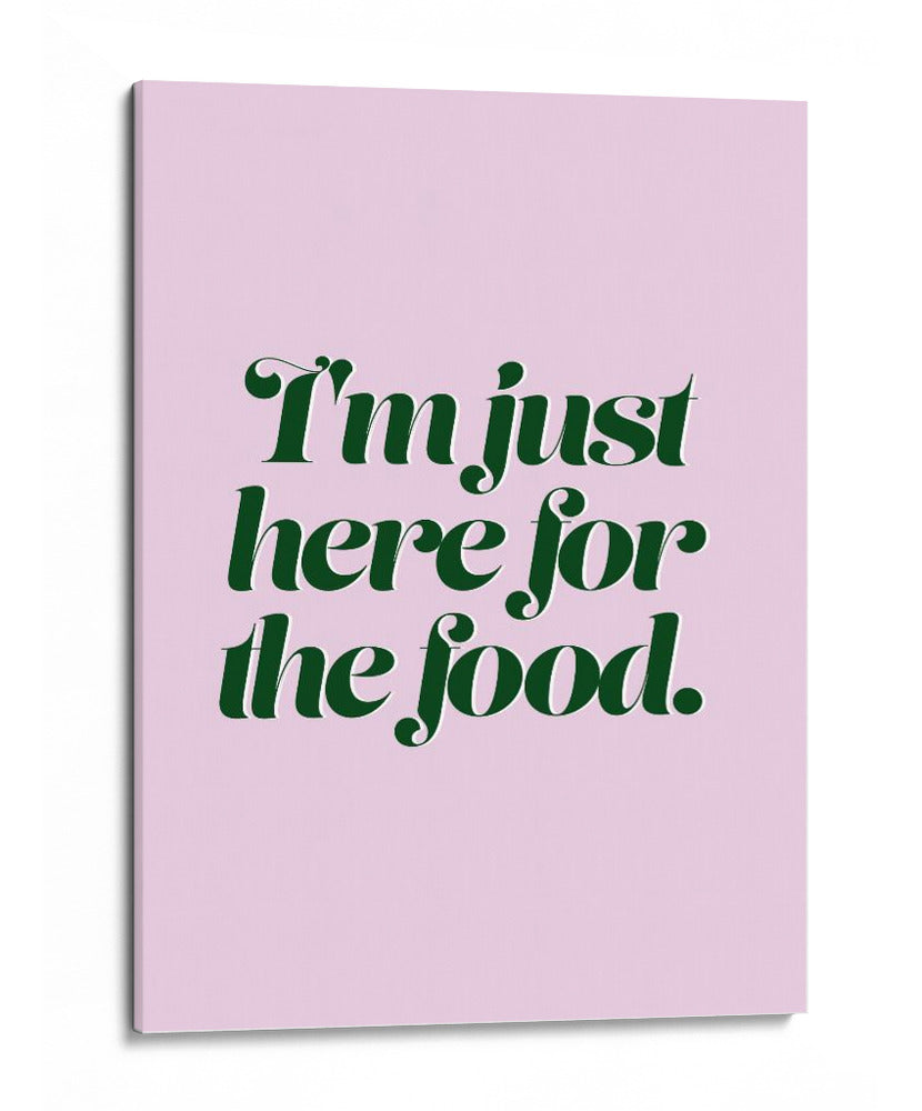 Aquí Por La Comida - Prints by Ayleen | Cuadro decorativo de Canvas Lab