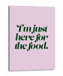 Aquí Por La Comida - Prints by Ayleen | Cuadro decorativo de Canvas Lab