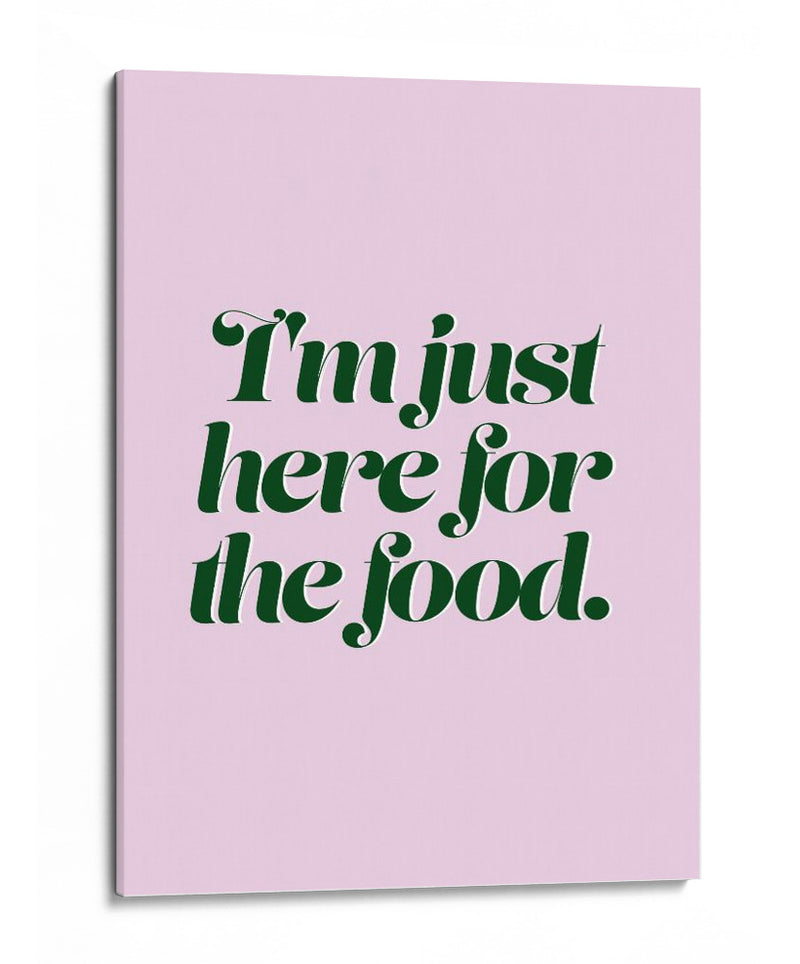 Aquí Por La Comida - Prints by Ayleen | Cuadro decorativo de Canvas Lab