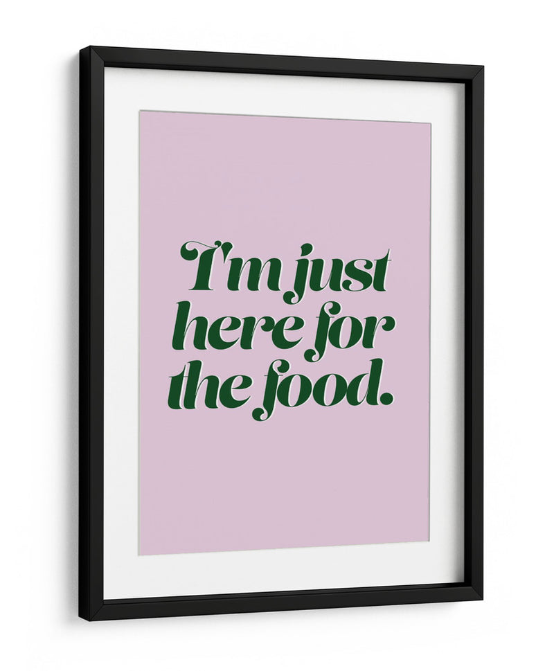 Aquí Por La Comida - Prints by Ayleen | Cuadro decorativo de Canvas Lab