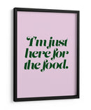 Aquí Por La Comida - Prints by Ayleen | Cuadro decorativo de Canvas Lab