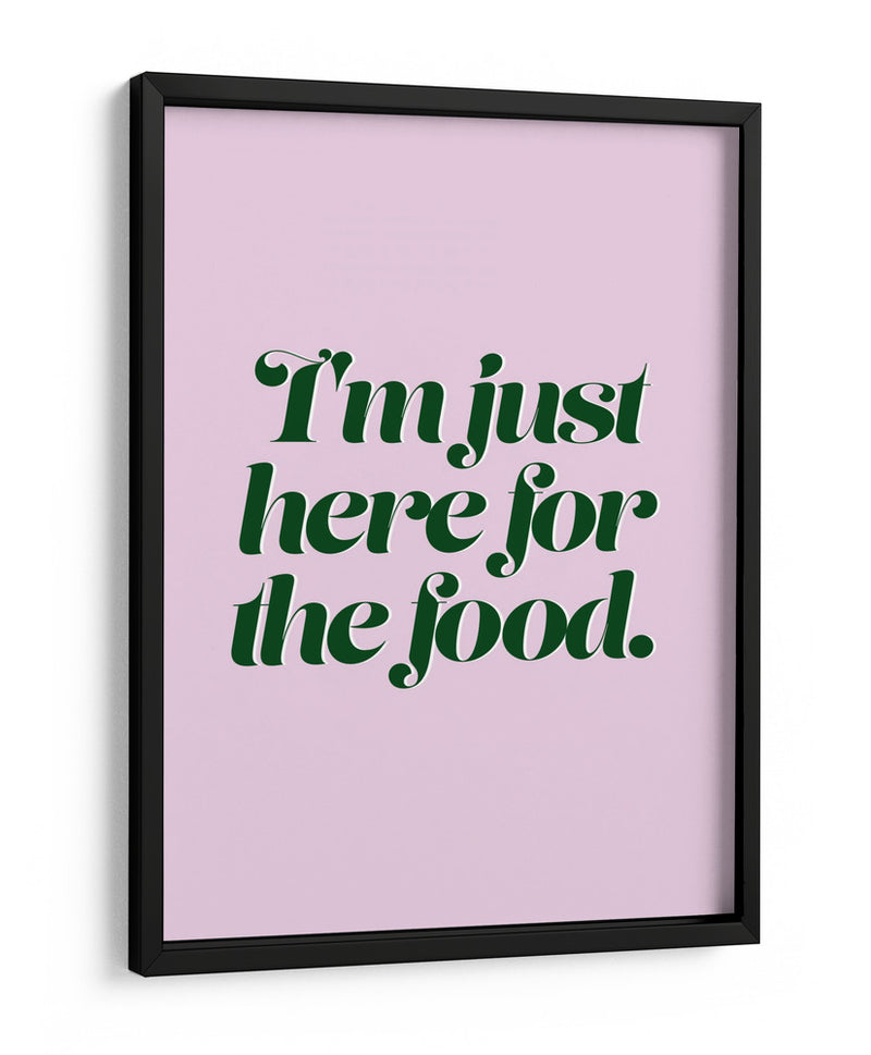 Aquí Por La Comida - Prints by Ayleen | Cuadro decorativo de Canvas Lab