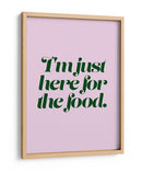 Aquí Por La Comida - Prints by Ayleen | Cuadro decorativo de Canvas Lab