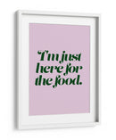 Aquí Por La Comida - Prints by Ayleen | Cuadro decorativo de Canvas Lab