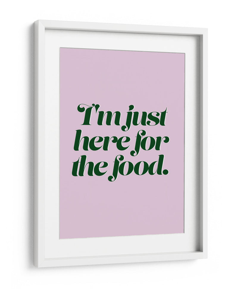 Aquí Por La Comida - Prints by Ayleen | Cuadro decorativo de Canvas Lab