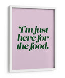 Aquí Por La Comida - Prints by Ayleen | Cuadro decorativo de Canvas Lab