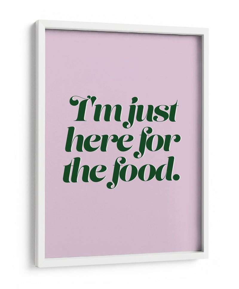 Aquí Por La Comida - Prints by Ayleen | Cuadro decorativo de Canvas Lab