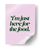 Aquí Por La Comida - Prints by Ayleen | Cuadro decorativo de Canvas Lab