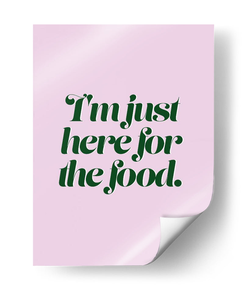 Aquí Por La Comida - Prints by Ayleen | Cuadro decorativo de Canvas Lab