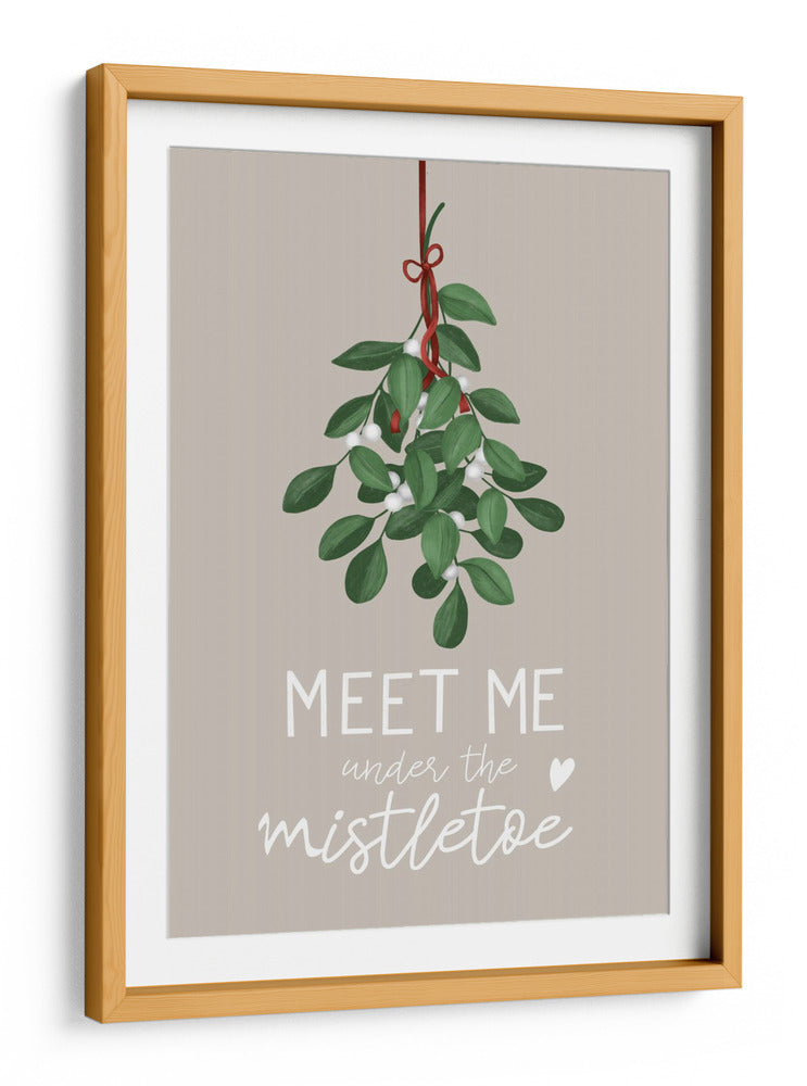Encuéntrame bajo el muérdago - EMELIEmaria | Cuadro decorativo de Canvas Lab