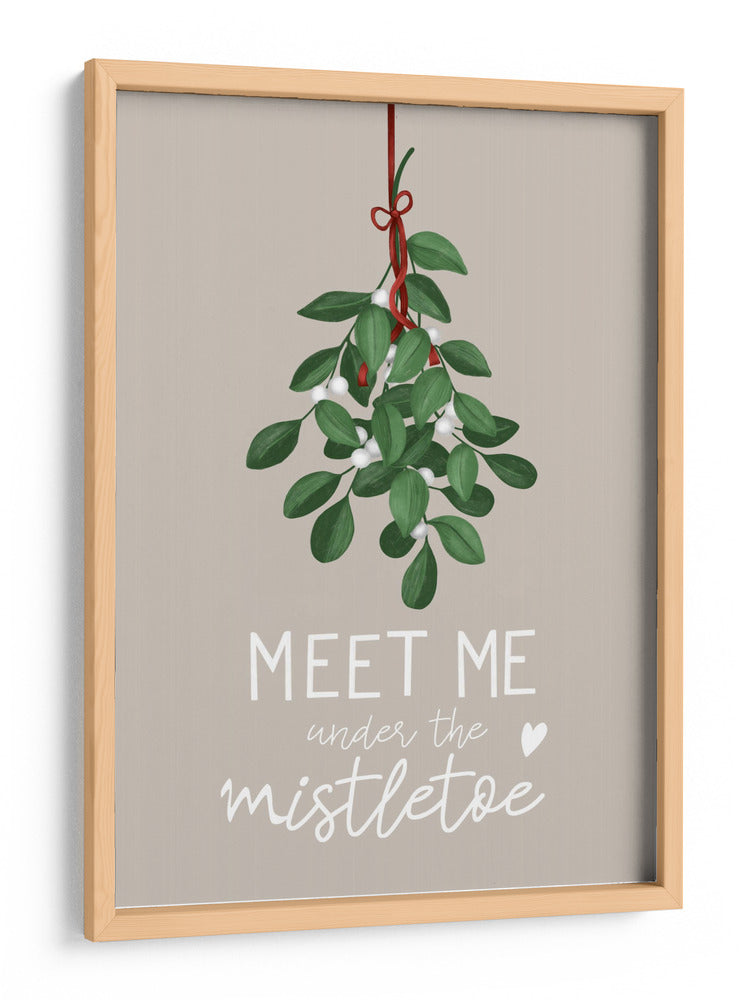 Encuéntrame bajo el muérdago - EMELIEmaria | Cuadro decorativo de Canvas Lab