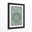 Los tiempos felices que vienen, verde - EMELIEmaria | Cuadro decorativo de Canvas Lab