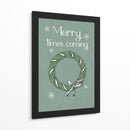 Los tiempos felices que vienen, verde - EMELIEmaria | Cuadro decorativo de Canvas Lab