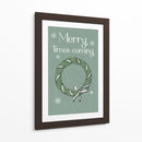 Los tiempos felices que vienen, verde - EMELIEmaria | Cuadro decorativo de Canvas Lab