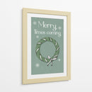 Los tiempos felices que vienen, verde - EMELIEmaria | Cuadro decorativo de Canvas Lab