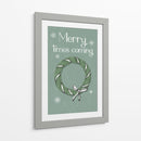 Los tiempos felices que vienen, verde - EMELIEmaria | Cuadro decorativo de Canvas Lab