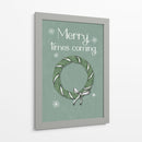 Los tiempos felices que vienen, verde - EMELIEmaria | Cuadro decorativo de Canvas Lab