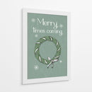 Los tiempos felices que vienen, verde - EMELIEmaria | Cuadro decorativo de Canvas Lab