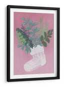 Calcetín floral rosa - Rosana Laiz Blursbyai | Cuadro decorativo de Canvas Lab