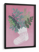 Calcetín floral rosa - Rosana Laiz Blursbyai | Cuadro decorativo de Canvas Lab