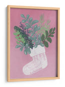 Calcetín floral rosa - Rosana Laiz Blursbyai | Cuadro decorativo de Canvas Lab