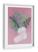 Calcetín floral rosa - Rosana Laiz Blursbyai | Cuadro decorativo de Canvas Lab