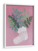 Calcetín floral rosa - Rosana Laiz Blursbyai | Cuadro decorativo de Canvas Lab