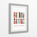 Se acerca el invierno - Fluidys Studio | Cuadro decorativo de Canvas Lab