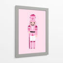 Charm Cascanueces Rosa - Athene Fritsch | Cuadro decorativo de Canvas Lab