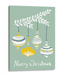 Alegres pequeñas bolas de Navidad menta - Annick | Cuadro decorativo de Canvas Lab
