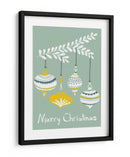 Alegres pequeñas bolas de Navidad menta - Annick | Cuadro decorativo de Canvas Lab