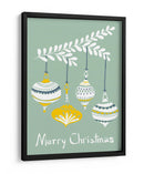 Alegres pequeñas bolas de Navidad menta - Annick | Cuadro decorativo de Canvas Lab